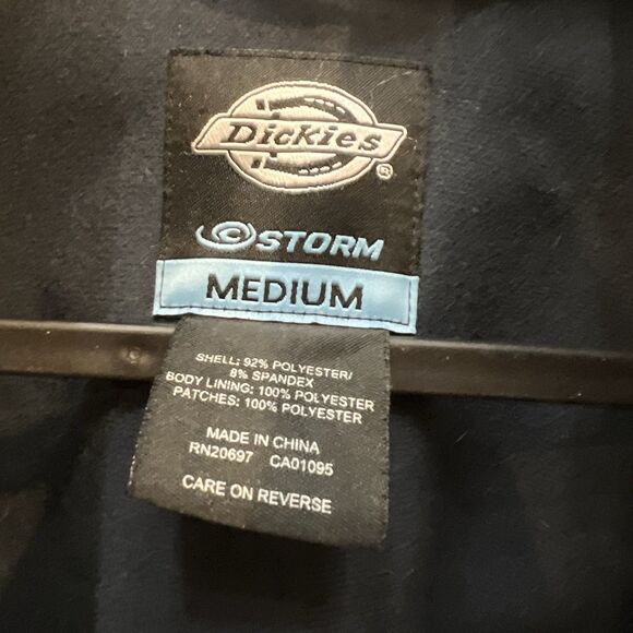 Dickies Men’s M Blue Softshell Full Zip Jacket Workwear Coat Lightweight casual - Picture 5 of 5